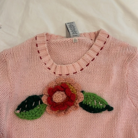 Pink coquette Rose sweater - Picture 11 of 13